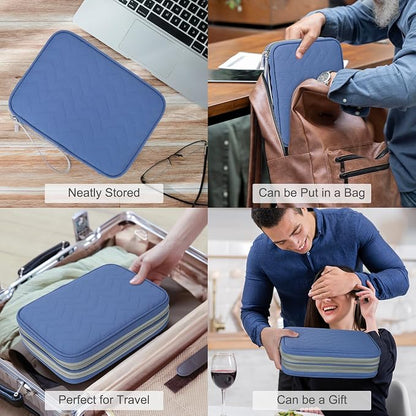 FYY Electronic Organizer, Extra Large Travel Cable Organizer Bag Pouch Portable - Image 7