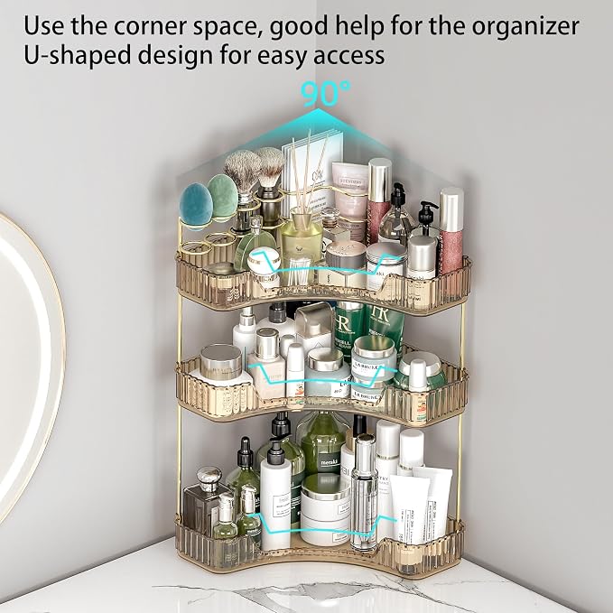 Corner Bathroom Counter Organizer - Image 6