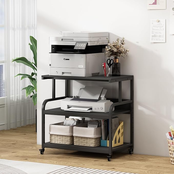 32.3" x 18.9" Extra Large Printer Stand Table - Image 7