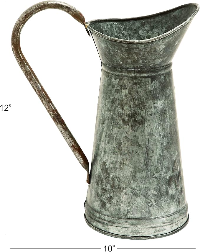 Deco 79 Metal Watering Can Indoor/Outdoor Planter - Image 6
