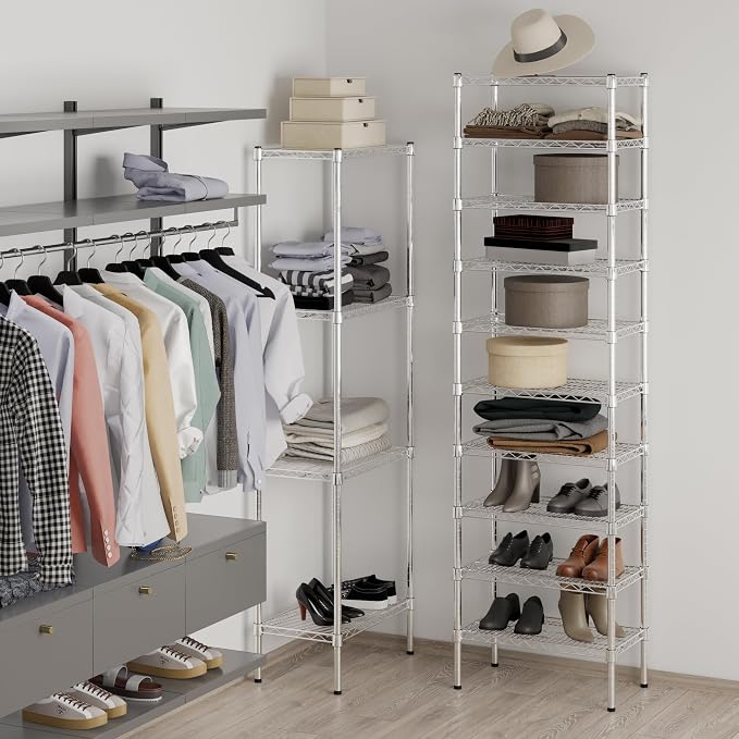 14" Deep x 24" Wide x 86" Height Wire Shelving Kit | 10-Tier | NSF Commercial - Image 4