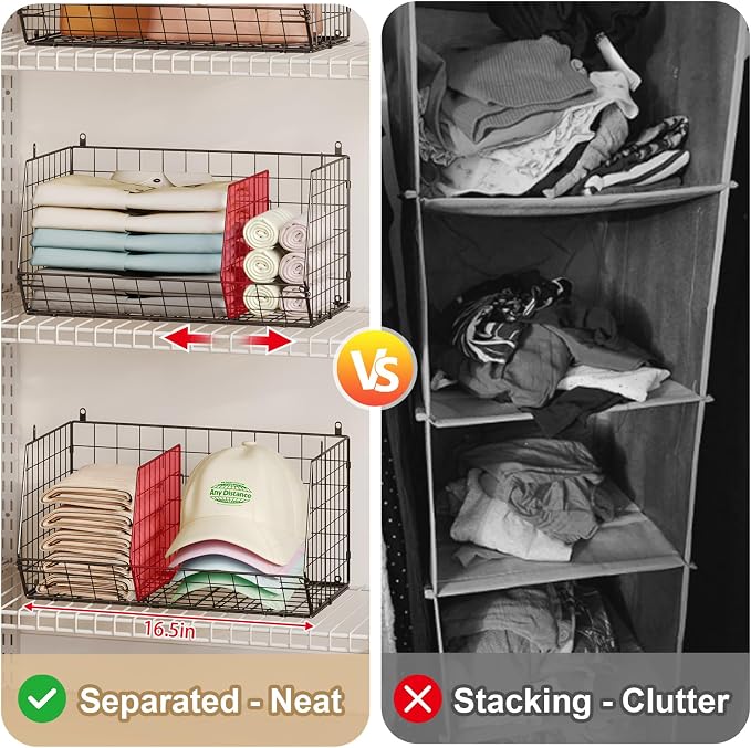 5 Tier Extra Large Closet Hanging Organizer - Image 6