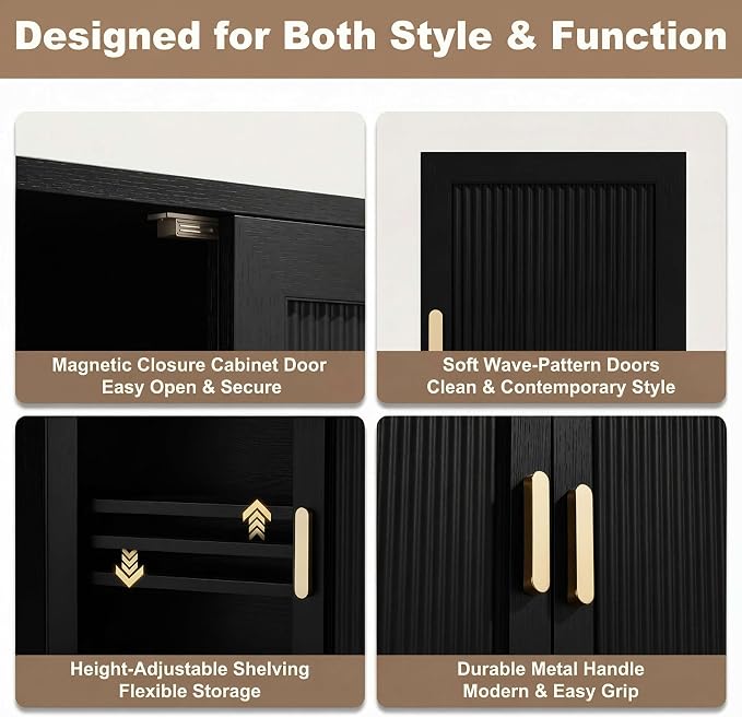 INNOD Bathroom Storage Cabinet, Over The Toilet Storage Cabinet, Medicine - Image 4