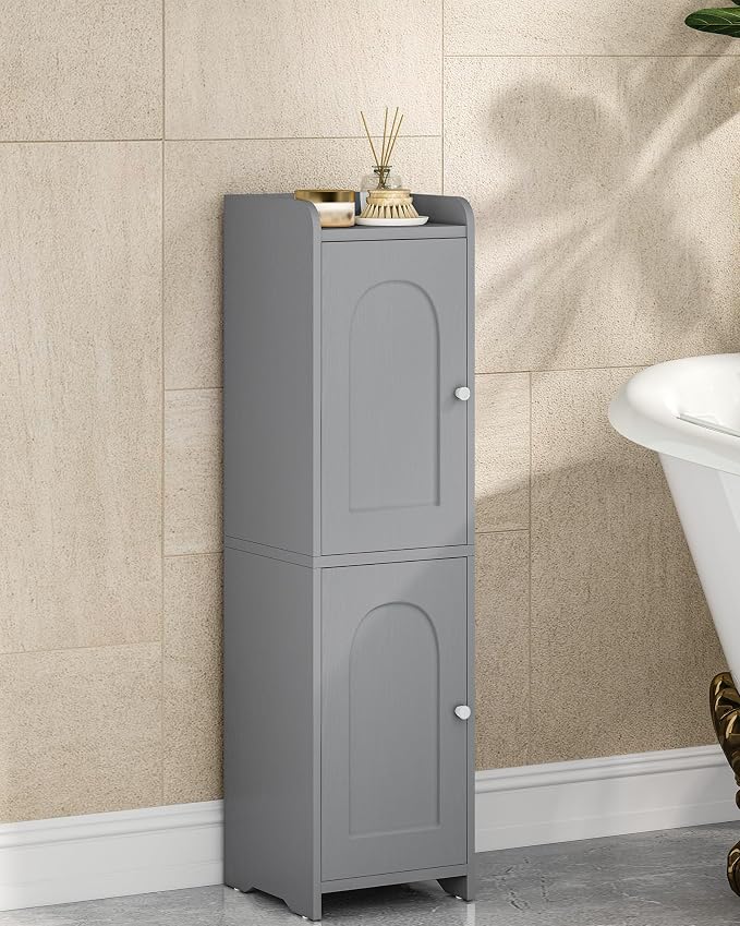 Hzuaneri Bathroom Storage Cabinet, Small Corner Floor Cabinet - Image 7