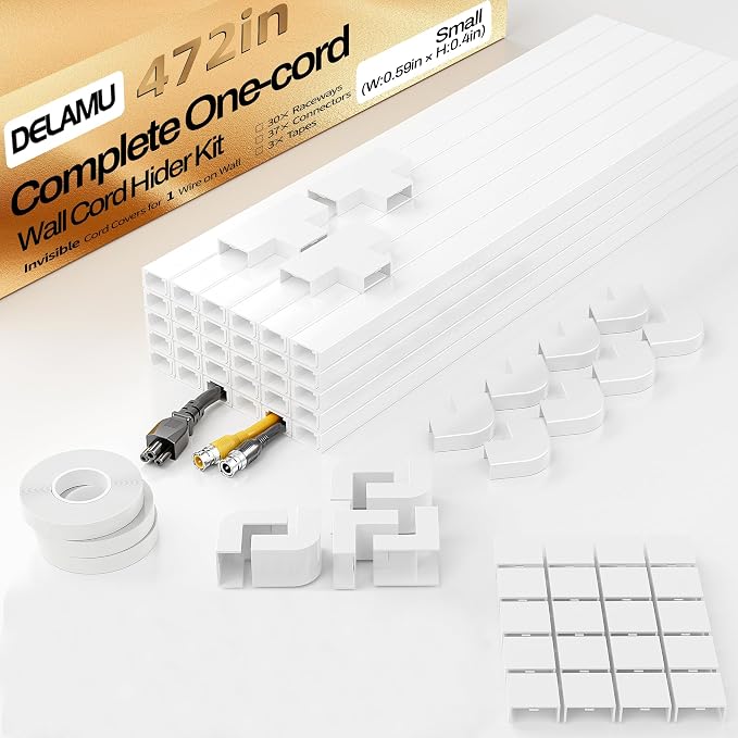 Delamu Cord Hider, 472in Cord Covers by DELAMU