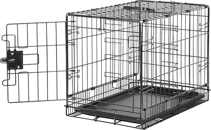 Amazon Basics Durable, Foldable Metal Wire Pet Crate by AmazonBasics