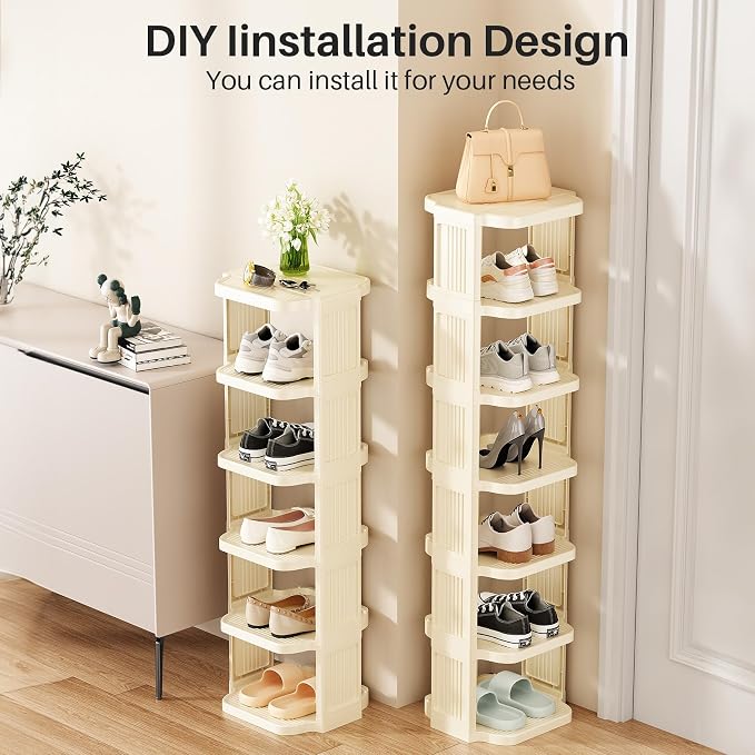 Kitstorack Vertical Shoe Rack: 5 Tiers Stackable Shoe Rack - Image 7