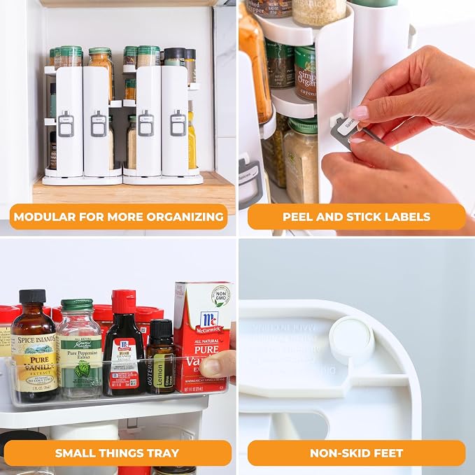 Spice Rack Organizer for Cabinet - Image 7