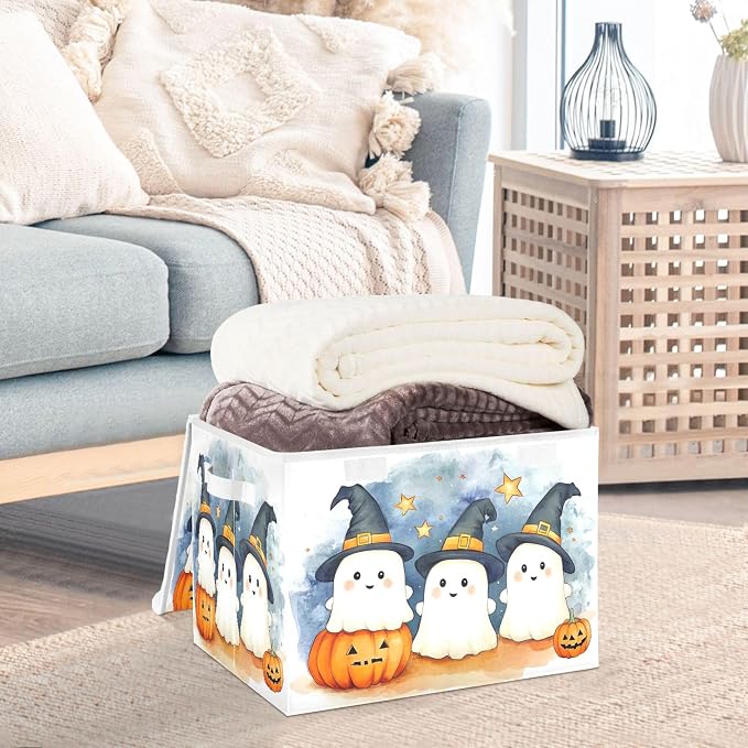 Cute Cartoon Ghosts Storage Bins - Image 5