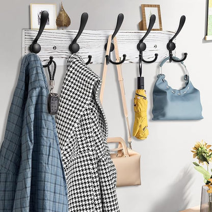 Coat Rack Wall Mount Wooden Hat Rack - Image 4