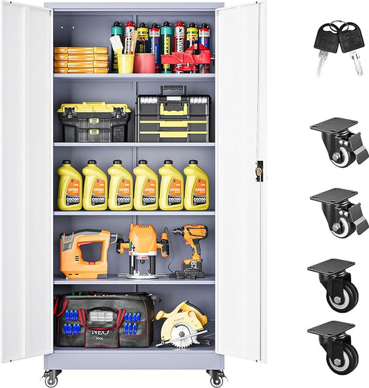 75" Tall Metal Storage Cabinet by SISESOL