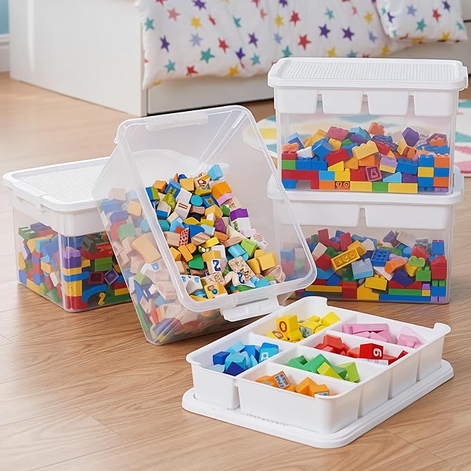 Citylife 32 QT Stackable Toy Storage - Image 2
