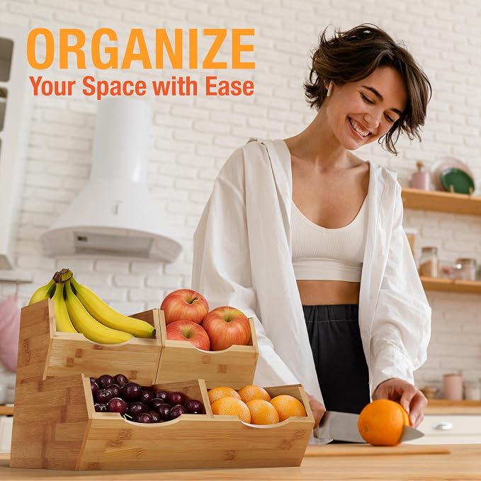 HOMESTEAD Bamboo Pantry Storage Bins - Image 6