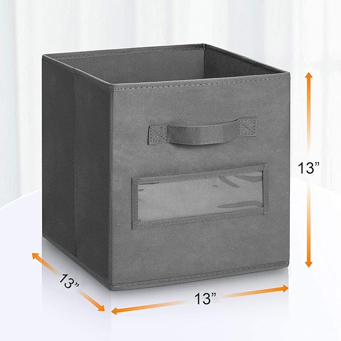 13x13x13 storage cube bins Fabric storage cubes - Image 3