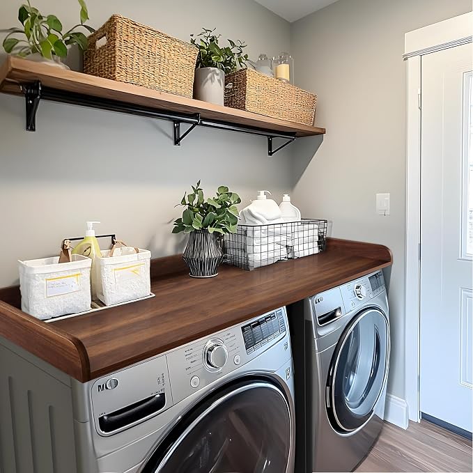 Kaboon Washer Dryer Countertop 58" x 28" Extra Large Version, Melamine - Image 6