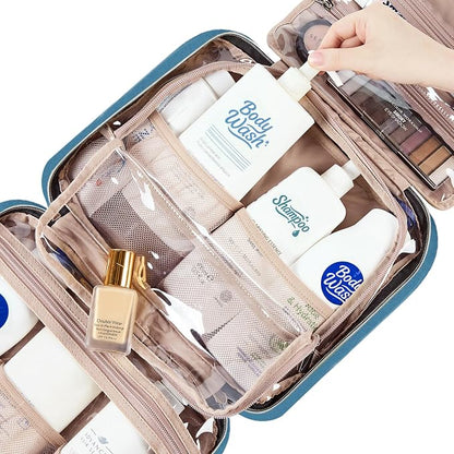 NISHEL Travel Toiletry Bag for women, Portable Hanging Organizer for Full-Sized - Image 5