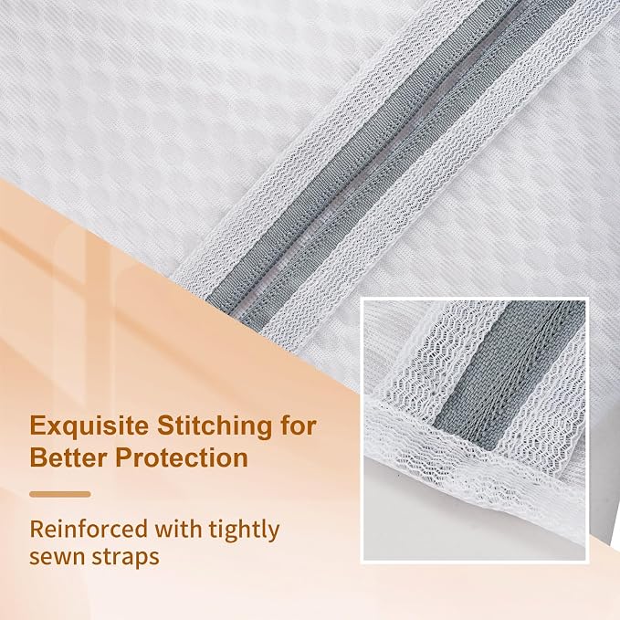 3Pcs Durable Mesh Laundry Bags, Premium Lingerie Bags - Image 6