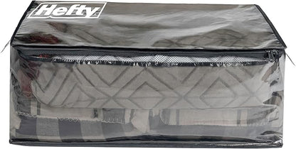 Hefty Storage Bags Extra Large Double Zipper Backpack, Heavy Duty Water - Image 4