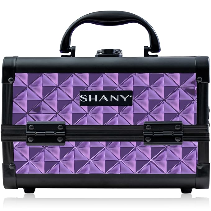 SHANY Chic Makeup Train Case Cosmetic Box Portable Makeup Case Cosmetics Beauty by SHANYCosmetics