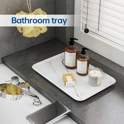 Vanity Decorative Tray, Bathroom & Countertop Organizer - Image 5
