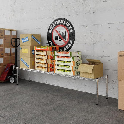 14" Deep x 72" Wide x 14" Height Wire Shelving Kit | 1-Tier | NSF Commercial - Image 2