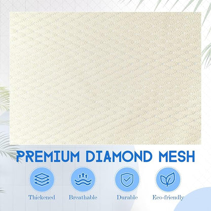6 Pack 20 x 17 Inches Colorful Mesh Laundry Bag Soft - Image 3