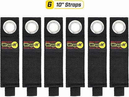 Heavy-Duty Wrap-It Storage Straps, 10-inch - Image 3
