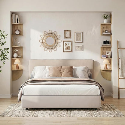 5-Tier Floating Corner Shelves for Wall, Zigzag Corner Shelf Unit, PVC Rattan - Image 6