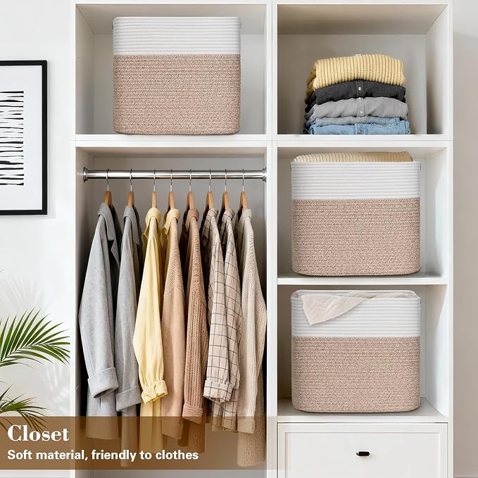 15×13 Inch Storage Cubes, 3 Pack Cube Storage Bins - Image 6