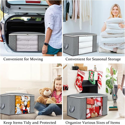 combocube 3 Pack Closet Organizers and Storage Containers, Clothes Storage Bins - Image 7