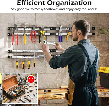 18" Magnetic Tool Holder Strip, 6 Pack Magnet Bar - Image 6