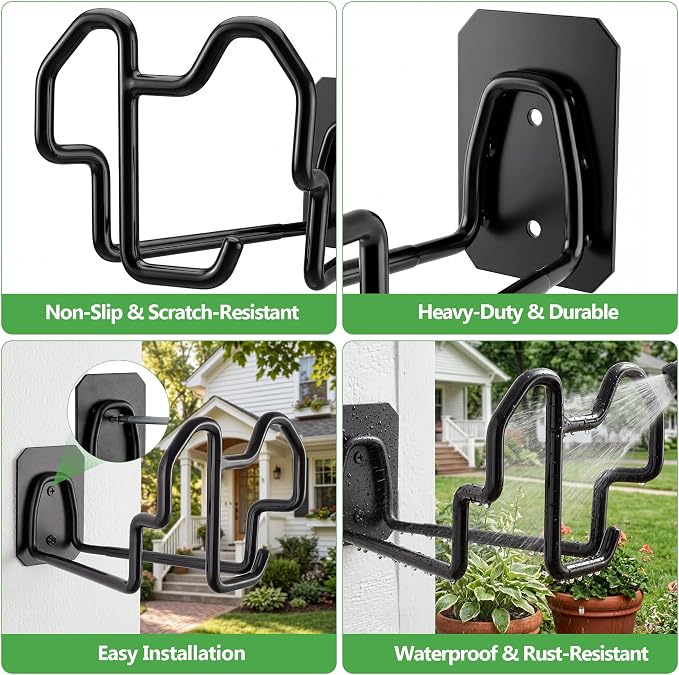 Heavy Duty Garden Hose Holder Wall Mount - Image 4