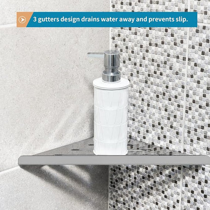 2 Pcs 304 Stainless Steel Corner Shelf - Image 5