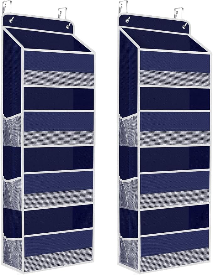 2 Pack Over The Door Organizer, Hanging Storage Organizer by SpaceHacks
