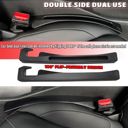 Car Seat Gap Filler Universal Fit Gap Filler Organizer Stop Things from Dropping - Image 3
