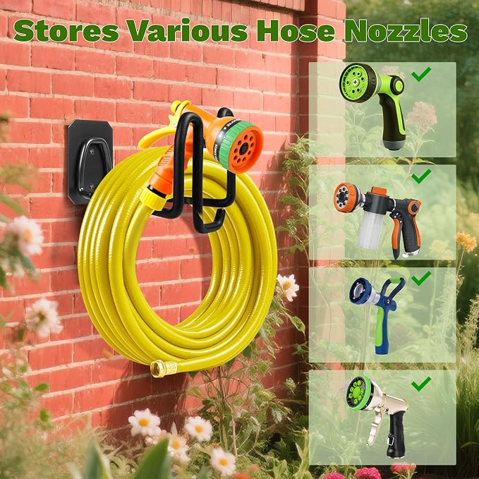 Garden Hose Holder Wall Mount Water Hose Holders - Image 4