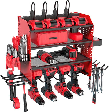 Heavy Duty Power Tool Organizer Wall Mount by FURTIME