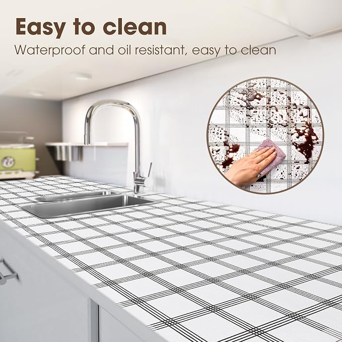 Drawer and Shelf Liner, Non-Slip Kitchen Cabinet Liners Non-Adhesive Thick - Image 3