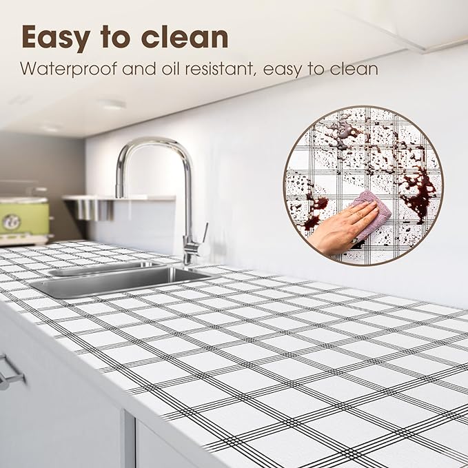 Drawer and Shelf Liner, Non-Slip Kitchen Cabinet Liners Non-Adhesive Thick - Image 3