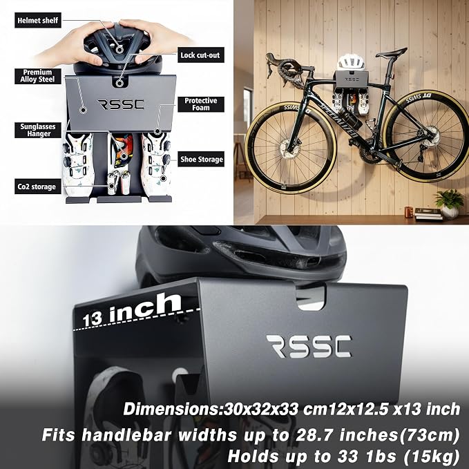 Bike Wall Mount Bike Rack Bicycle Mount Indoor Bike Storage Heavy Duty Bike - Image 3