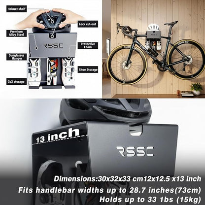 Bike Wall Mount Bike Rack Bicycle Mount Indoor Bike Storage Heavy Duty Bike - Image 3
