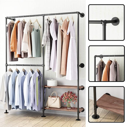Industrial Pipe Clothes Racks - Image 5