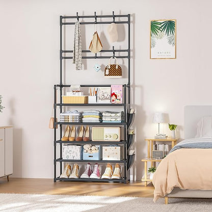 Shoe Rack 5 Tier Shoe Organizer Storage 15-20 Pairs - Image 9