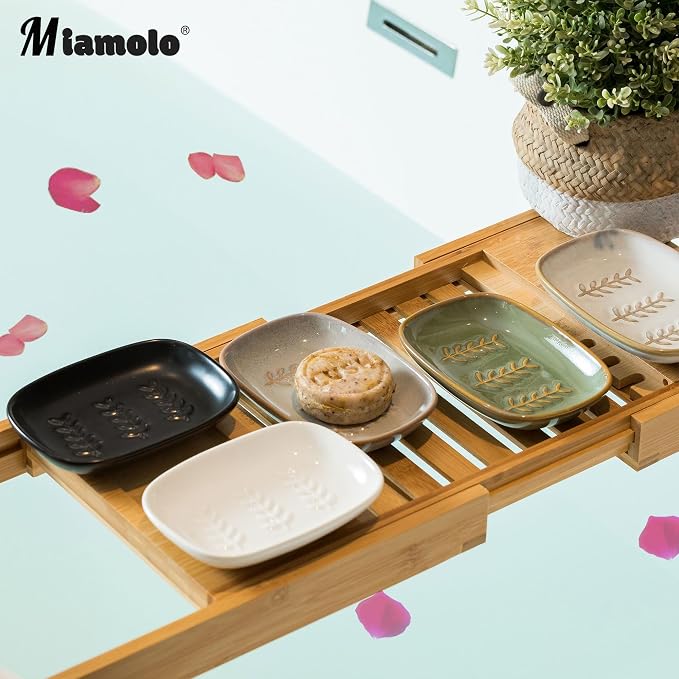 Soap Dish Soap Holder Shower, Ceramic Soap Dishes - Image 7