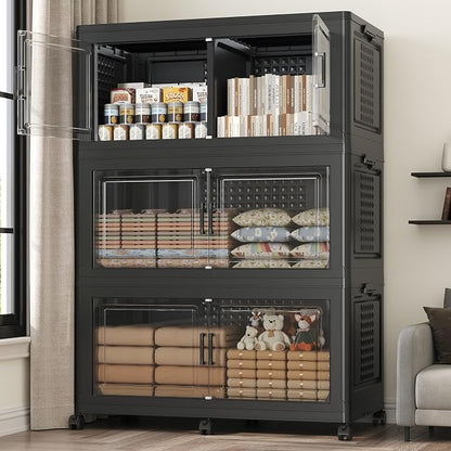120Gal Stackable Storage Bins by KUYIGAME