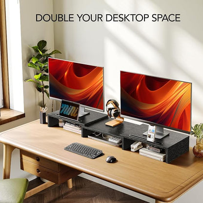 AMERIERGO Dual Monitor Stand Riser - Image 2