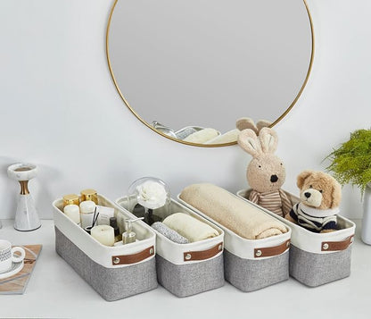DECOMOMO Narrow Storage Bins Small Baskets - Image 4