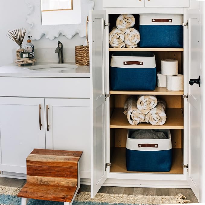 OrganiHaus Extra Large Fabric Storage Baskets - Image 6