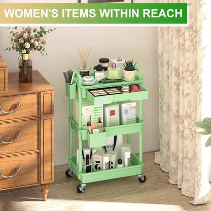 Goovilla 3 Tier Rolling Utility Cart Organizer - Image 5