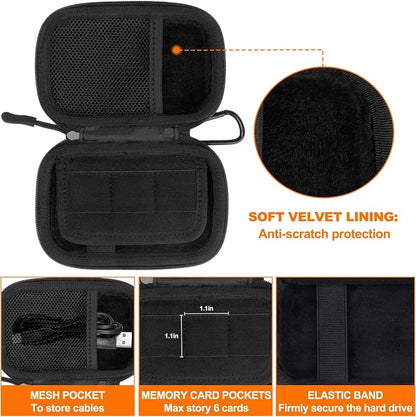 Hard Case for SanDisk Extreme Pro/SanDisk Extreme Portable External SSD 1TB 2TB - Image 3
